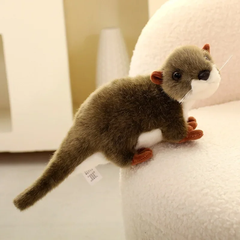 

Hot Pretty Simulation Otter Plush Toys Cozy Stuffed Wild Little Otter Doll Lovely Desktop Companion Lifelike Kids Game Props