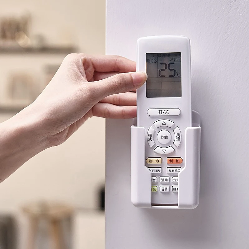 Soporte Universal para control remoto, soporte de carga para teléfono, aire acondicionado, montaje en estante de pared