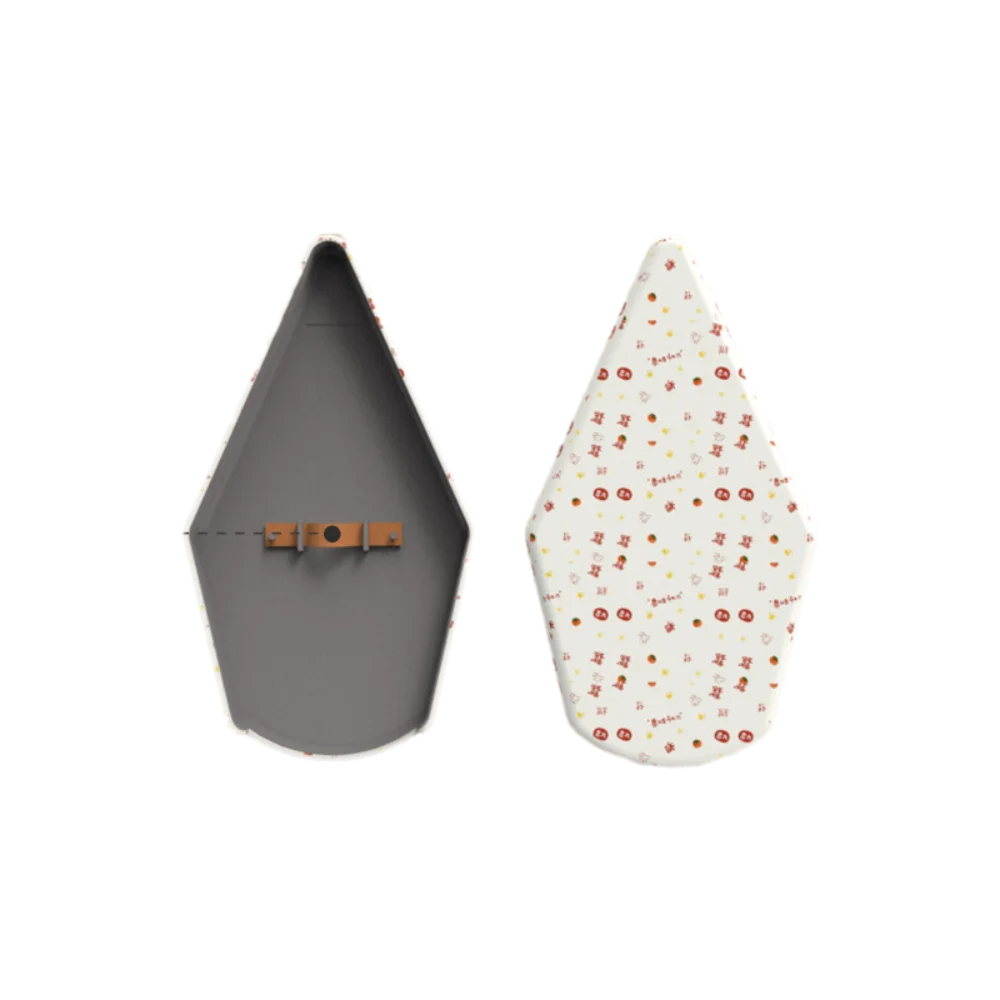 Heat-Resistant Handheld Ironing Board Insulated Sponge Padding Iron Pad Cover Reinforced Handle with Finger Loop
