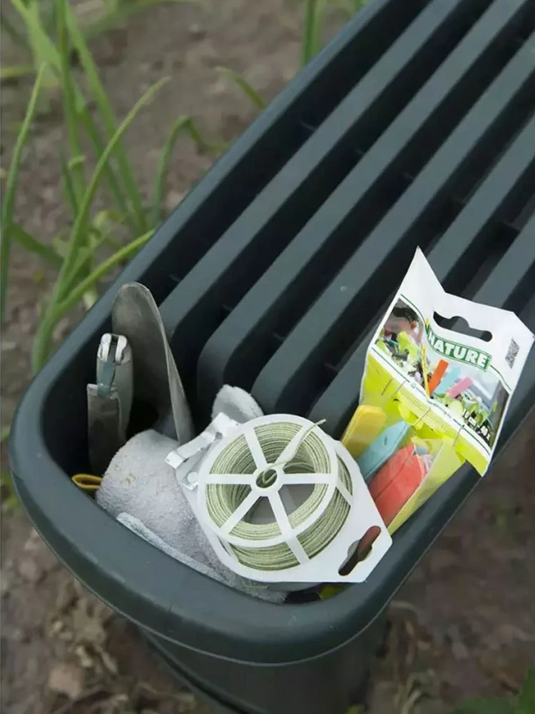 Inżynieria chroniąca przed mrozem i słońcem plastikowy stołek roboczy ogrodniczy wędkarski siedzisko ogrodowe stołek klęczący dwa w jednym