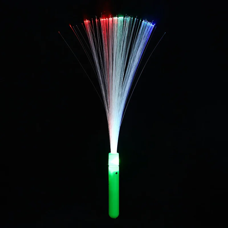 1 Pcs New Light Up Fiber Optic Wand Flashing Fairy Wand Led Light Up Toys Kids Party Toys Prom Birthday Party Fairy Wand Gifts