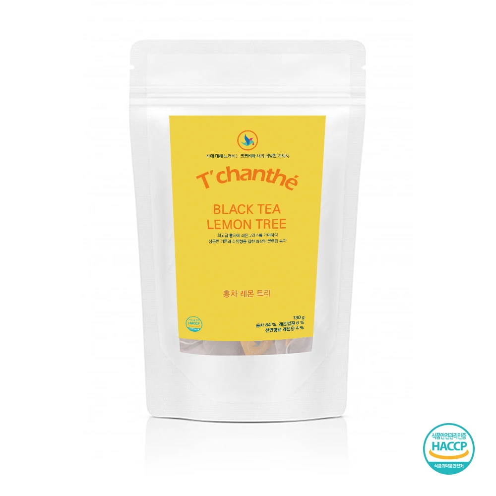 티샹떼 홍차 레몬트리 리필팩 130g 블랙티 잎차