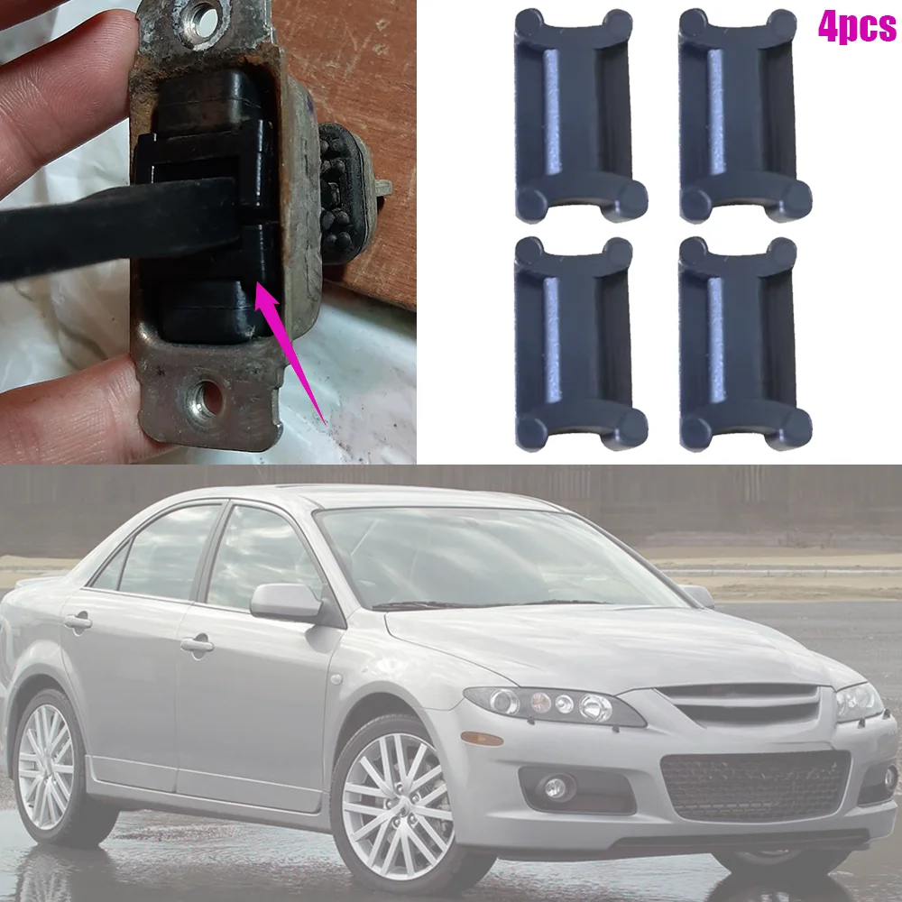 4X new For Mazda6 Mazda 6 Atenza GG GY 2002 2003 2004 2005 -2007 Car Door Check Strap Repair Kit Stopper Damping Clips