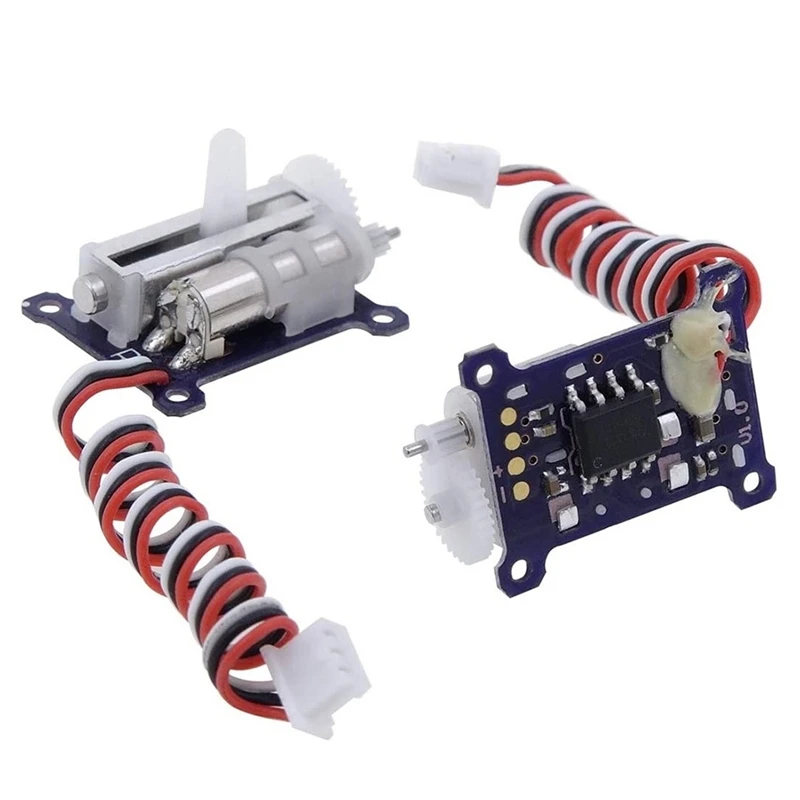 2023 Hot-1Pair Upgraded 9Mm Stroke 1.5G Mini Digital Servo Linear Servo JST Plug For RC Airplane Fixed-Wing DIY Model