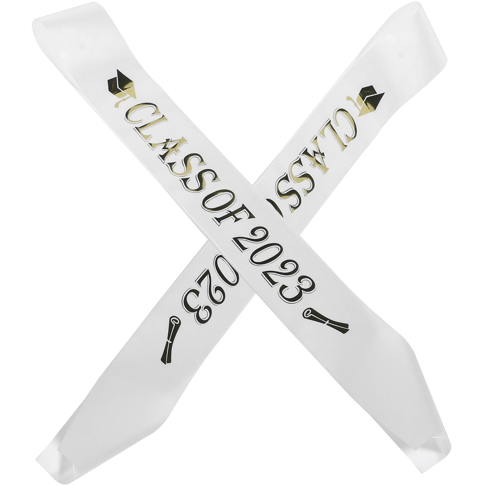 

4 Pcs Stoles Sashes Class of 2023 Unisex Graduation Stoles Unisex Lightweight Etiquette Belt Set for Ceremony Photos