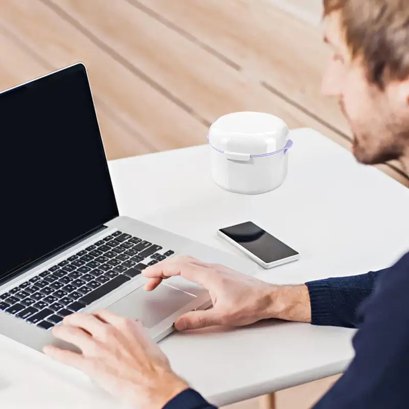 Braces Box Portable Mouth Guard Retainer Case Oral Cleaning False Tooth Denture Storage Teeth Aligner Brace Boxes