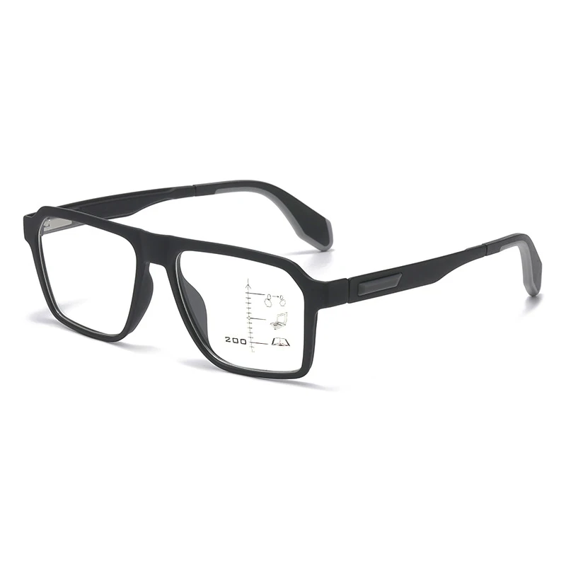 Nouvelles lunettes de lecture multifocales progressives anti-lumière bleue pour hommes et femmes, pour la vue de près et de loin, hypermétropie, verres personnalisés