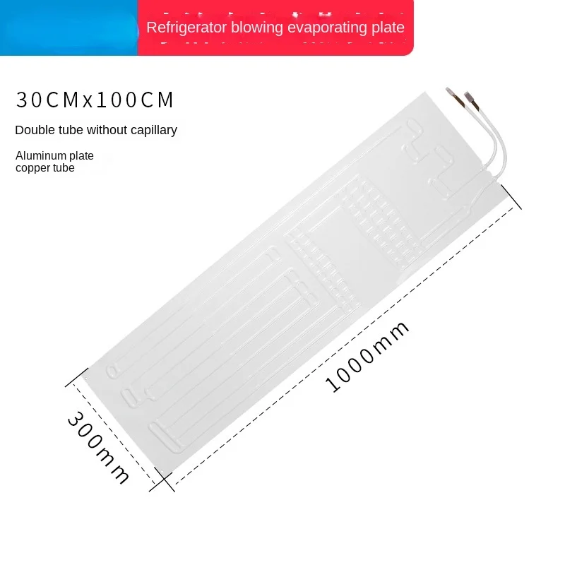 Imagem -03 - Placa de Vaporização para Geladeira Zer Evaporador de Expansão Placa de Refrigeração com Gabinete Capilar Fresco