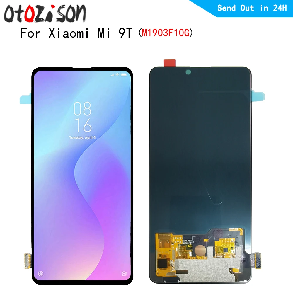 

ЖК-дисплей AMOLED 6,39 дюйма для Xiaomi Mi 9T M1903F10G, ЖК-дисплей с сенсорной панелью, дигитайзер с рамкой в сборе для Xiaomi Mi9T