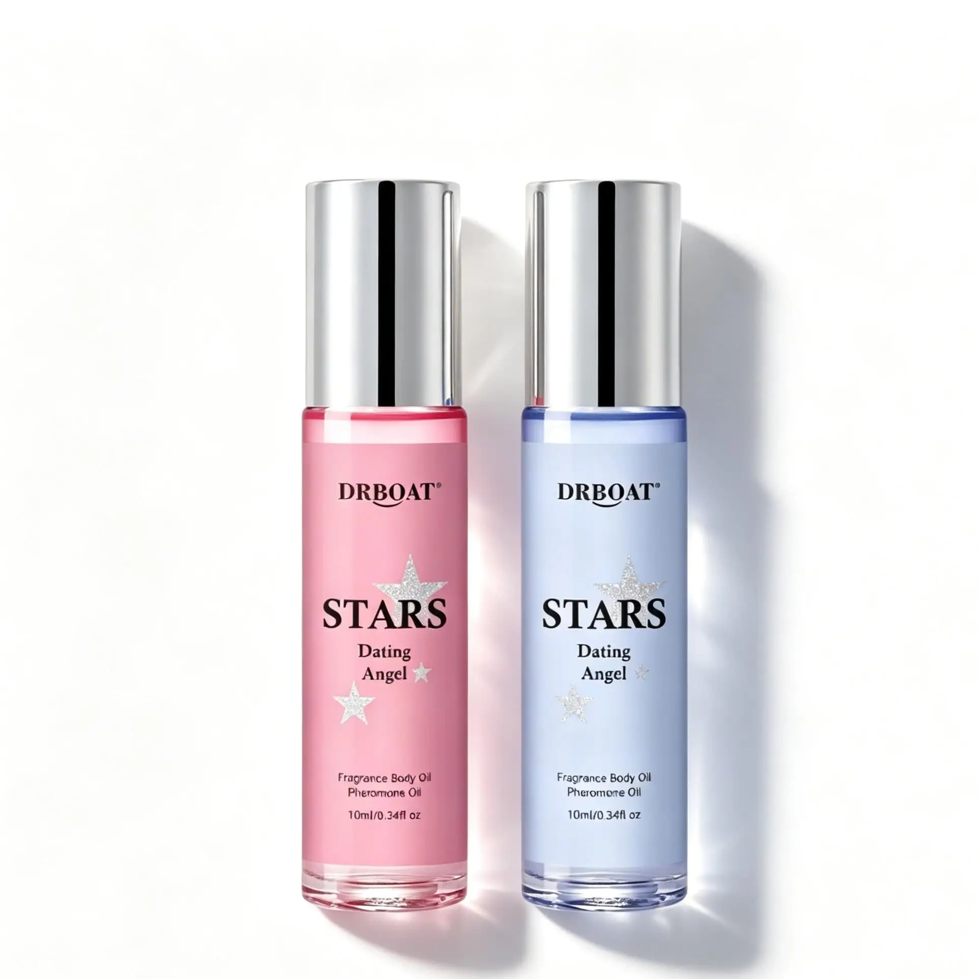 Aceite de Feromonas Angel de 0.34oz - Perfume en Roll-On Sutil Stars Dating, Eau de Toilette Angel Original, Aceite de Fragancia para Citas Trave