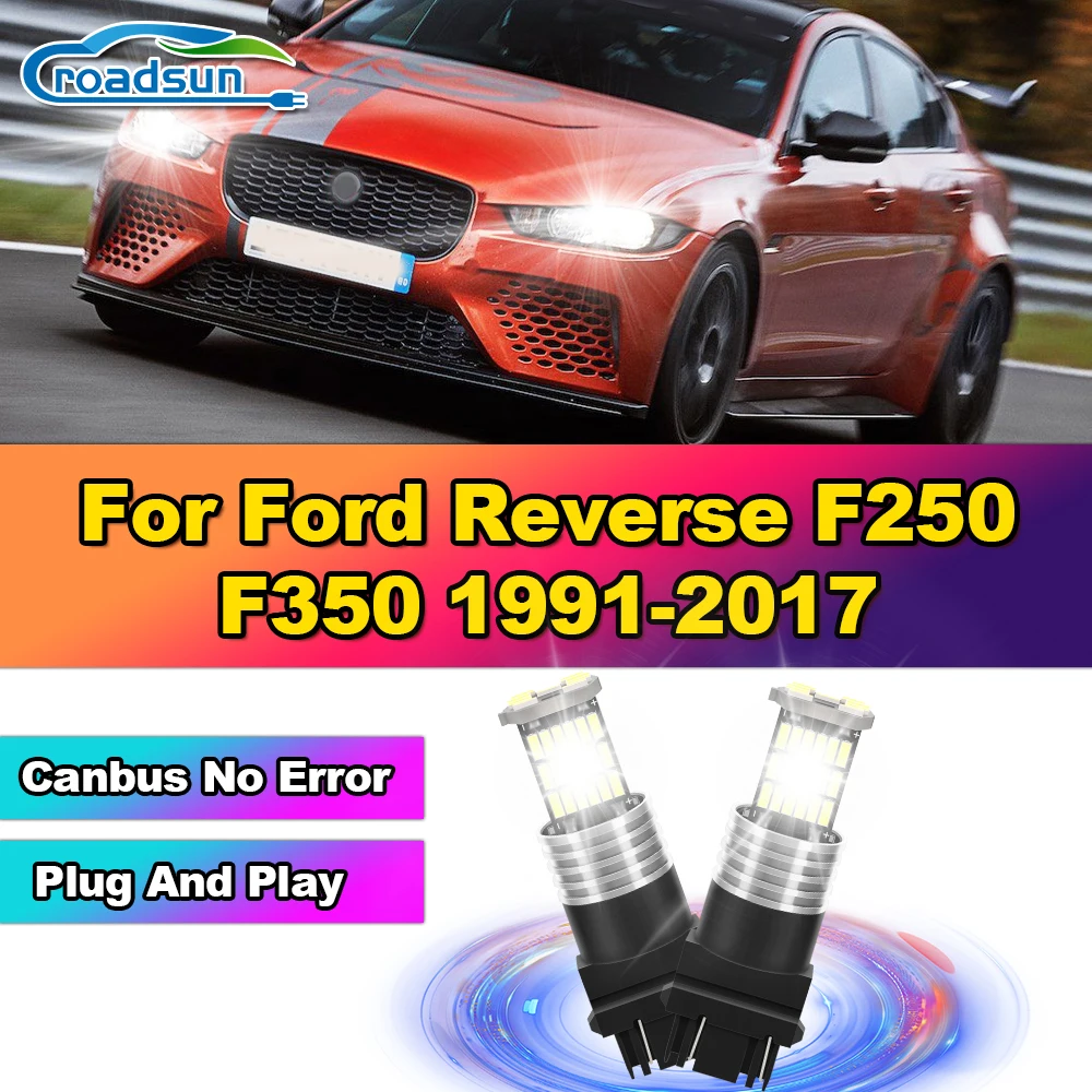 

2 шт. 3400LM 3157 P27/7W T25 Автомобильные светодиодные лампы заднего хода 6000K 12V для Ford Reverse F250 F350 1991-2012 2013 2014 2015 2016 2017