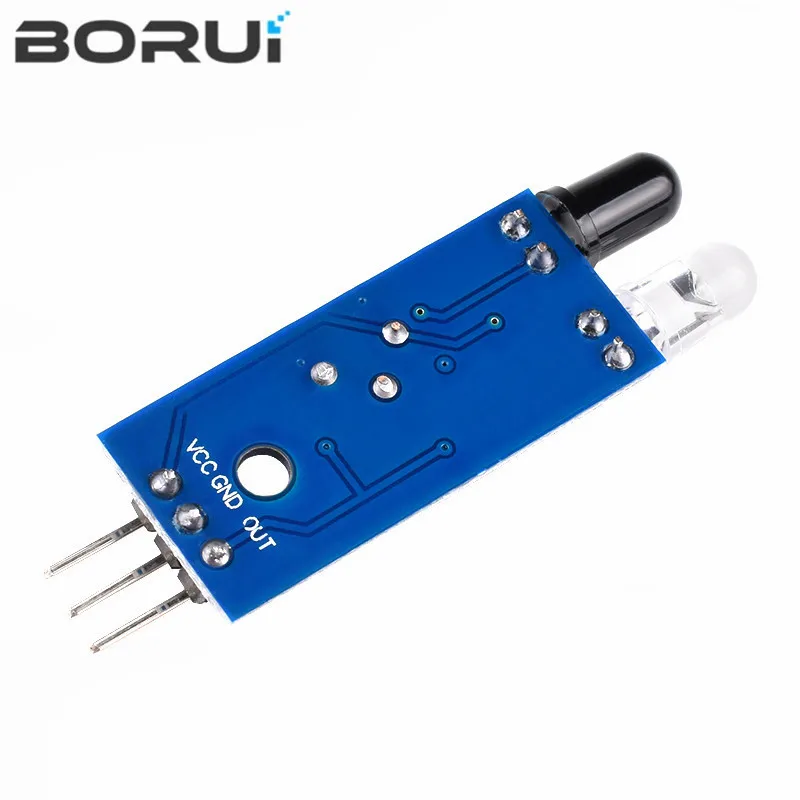 Picture 3: Smart Electronics New for Arduino Diy Smart Car Robot Reflective Photoelectric 3pin IR Infrared Obstacle Avoidance Sensor Module