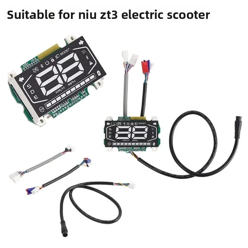 

Замена кабеля со светодиодным дисплеем приборной панели для Ninebot ZT3, детали для электрического скутера, аксессуары для приборной панели, аксессуары для электрического скутера