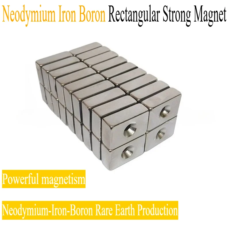 

5pcs/lot Square Strong Perforated Magent, 15-60mm in diameter, suitable for refrigerators, offices, and handheld devices