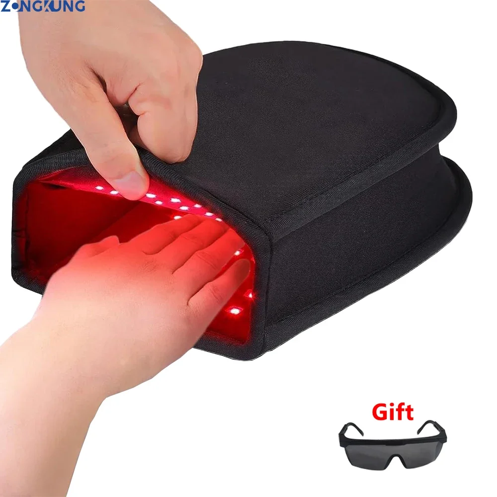 Red&Near Infrared Light 660nm 850nm for Hand Double Side Glove