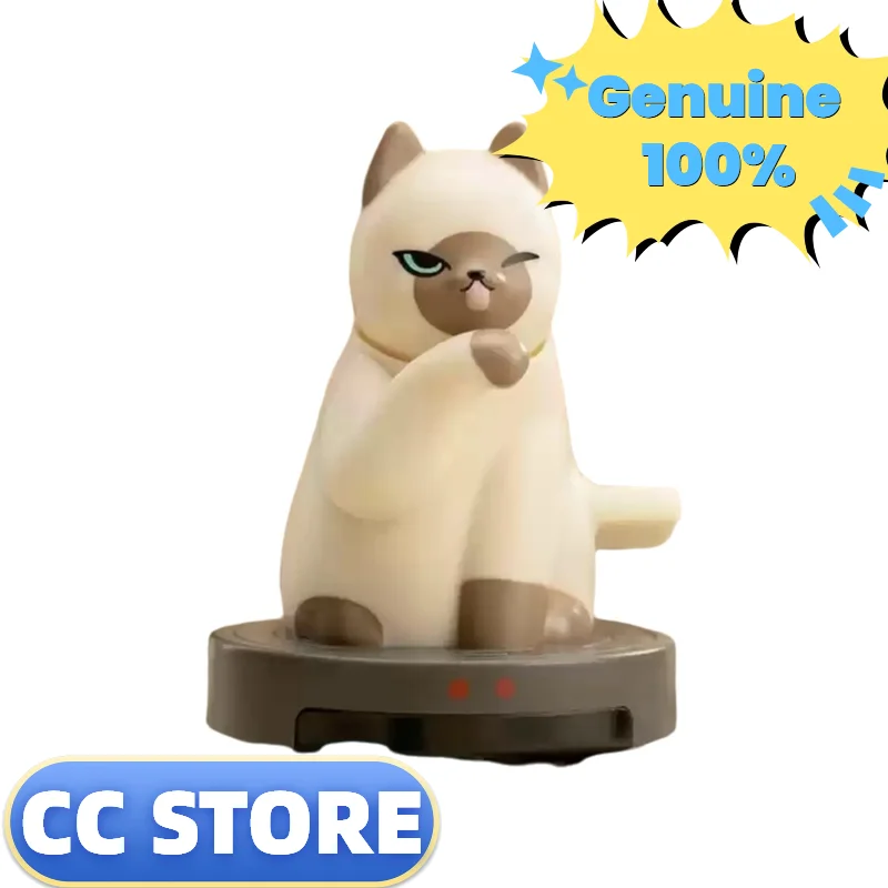 

New Genuine QueSera Series ROBOCCAT Mobile Blind Box Clockwork Toy Cute Healing Series Desktop Ornament Birthday Gift Surprise