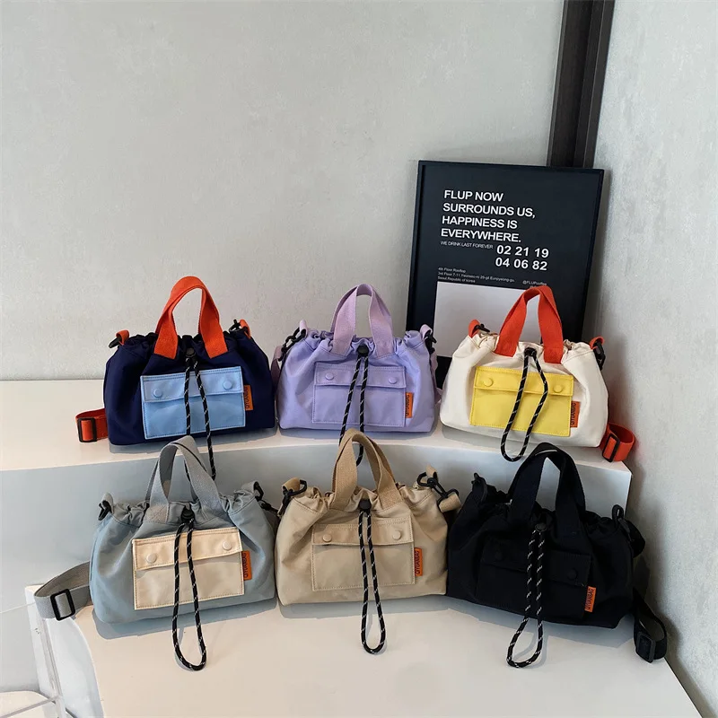 

YIFAN Премиум Нейлоновая сумка-мессенджер, уличная функциональная сумка через плечо, пригородная сумка через плечо, сумка для хранения, женская контрастная сумка для телефона