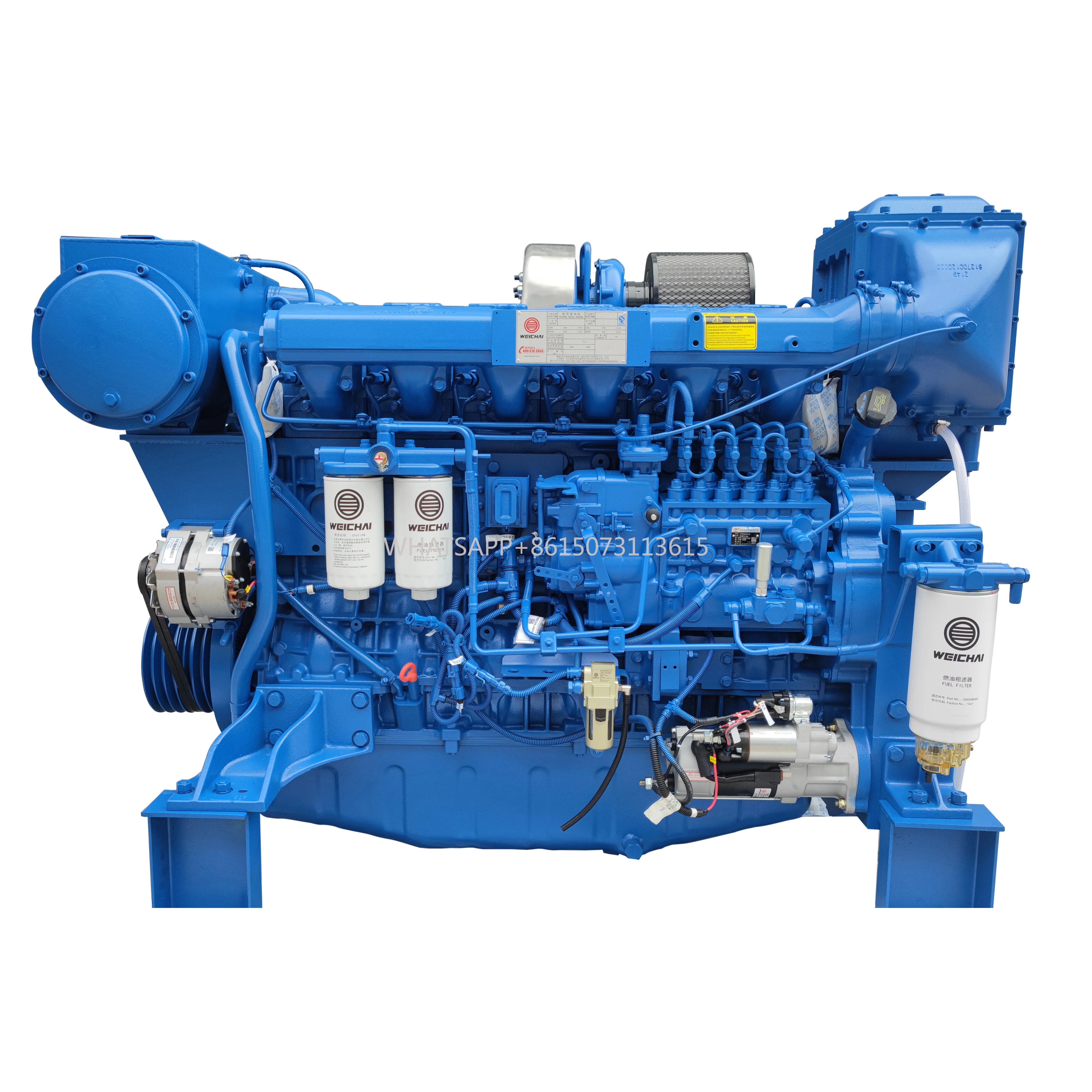 Weichai WP13 Serie 6 Cilindri 1800 giri/min 500 CV Motore marino WP13C550-18 Motore diesel per nave