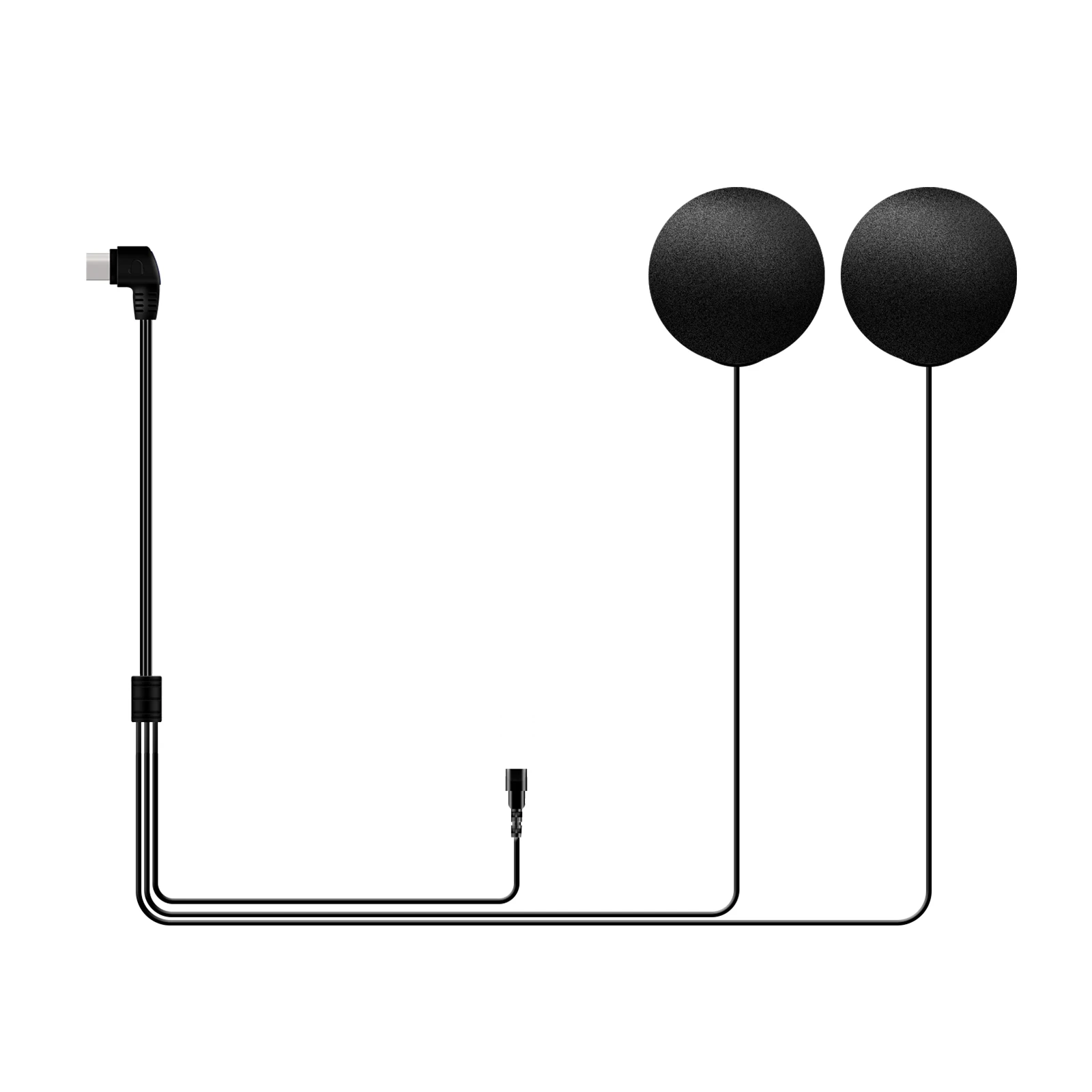 Earphone headphone with microphone suit for Fodsports FX2,FX10C motorcycle helmet bluetooth intercom headset