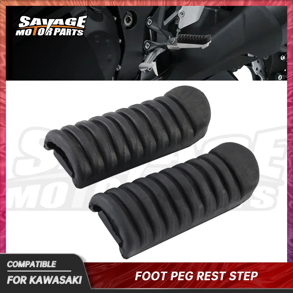 Foot Peg Foot Rest Cover For KAWASAKI VERSYS NINJA 650 1000 250 400 ER 6N 6F ZX-6R 9R ZZR600 VERSYS-X Motorcycle Footrests Pedal