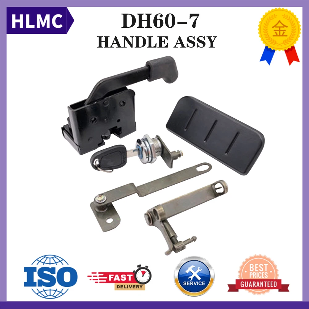 

Excavator Accessories DH60-7 DH80-7 Cab Door Lock Assy For Doosan Excavator Parts