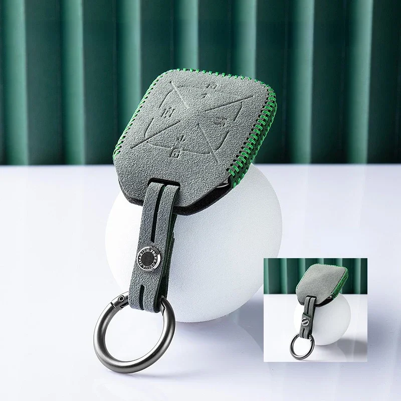 Car key protection cover Suitable For ZEEKR 001 X 007 Double Color Matching Suede Car Remote Key Case Cover