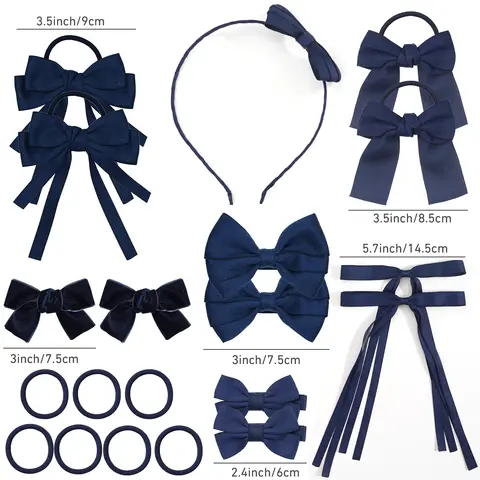 12 best sales स्कूल के बालों के सामान - №1