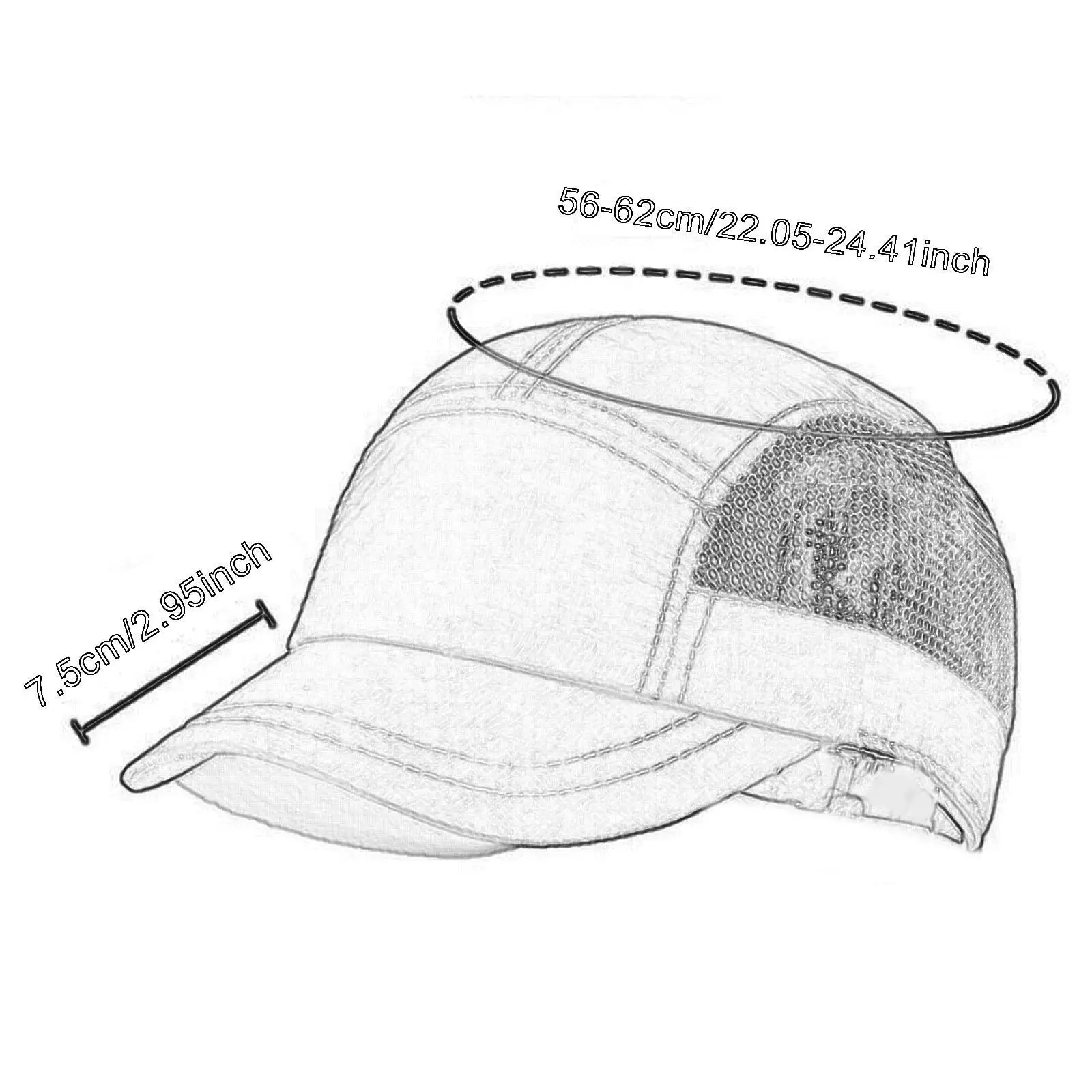 قبعة جولف صيفية قبعة بيسبول للرجال سريعة الجفاف للحماية من الشمس في الهواء الطلق قبعة شبكية قابلة للتنفس قبعة بيسبول رياضية للجري والمشي لمسافات طويلة #6