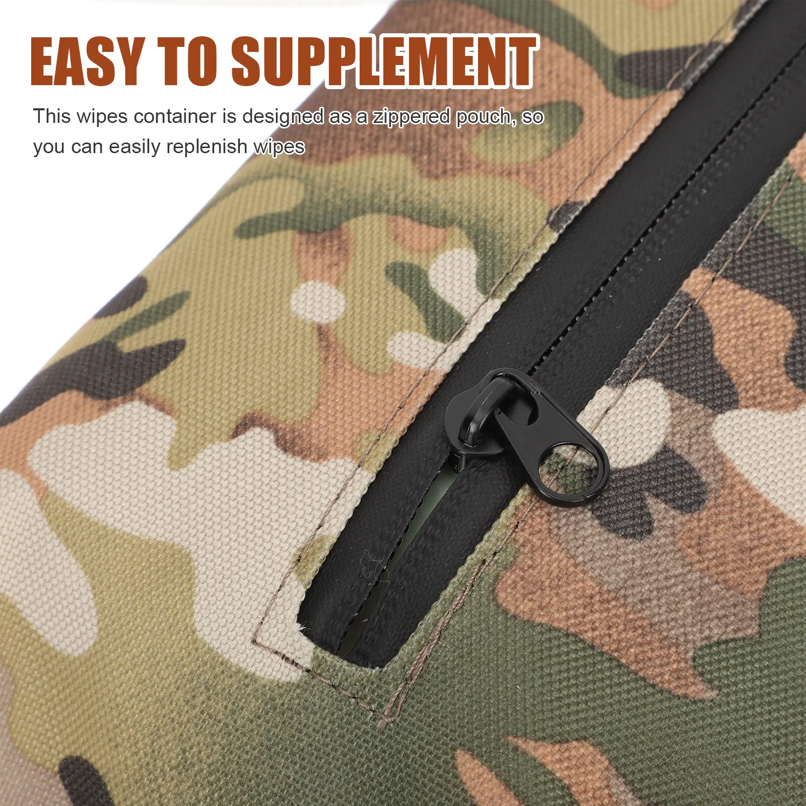 

2PCS Camouflage Canvas Camping Tissue Box Outdoor Napkin Holder Portable Wipe Storage Bag Hanging Picnic Wet Tissue for Home