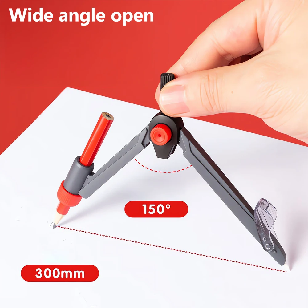 M&G Compass 2B Lead Black Exam Drawing Instrument Special for Exam Study Higher Secondary