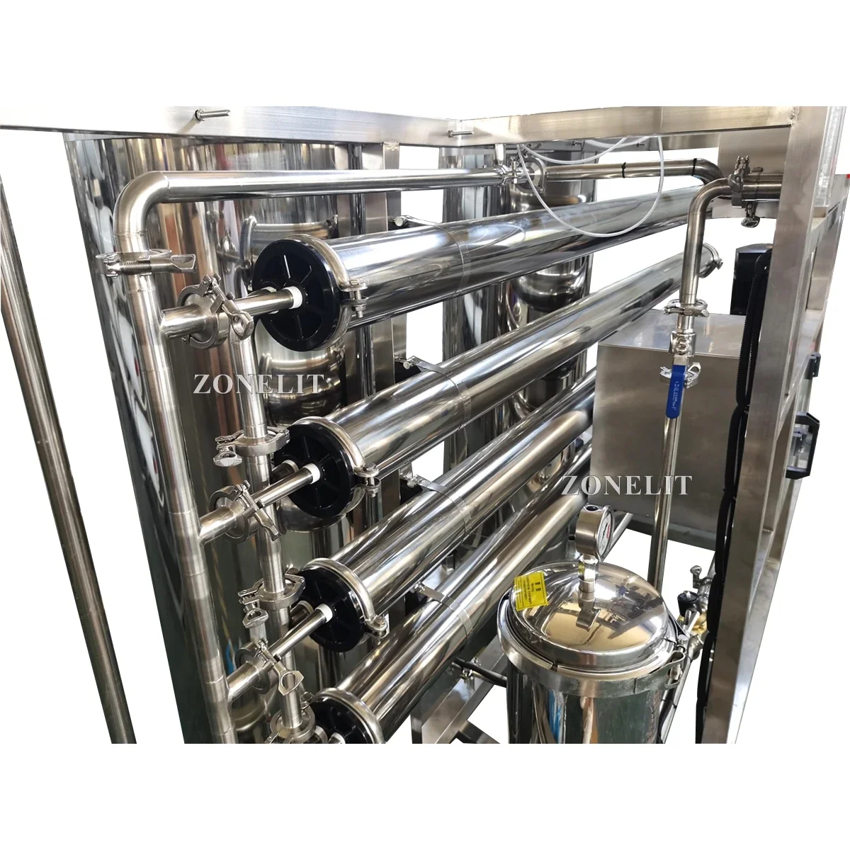 2000lph Drinking Water Reverse Osmosis Water Filter System RO Purified Water Machine