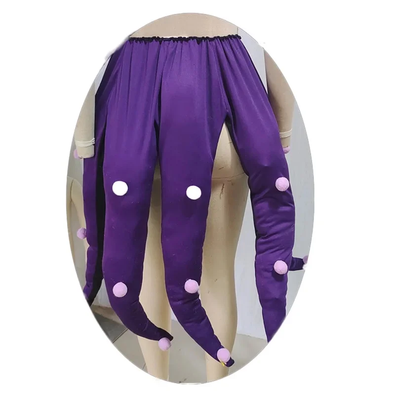 Disfraz de Pulpo Morado de Fantasia LKO, Disfraz de Princesa de Dibujos Animados para Mujer, Disfraz Femenino para Halloween, Carnaval, Fiesta, Regalos