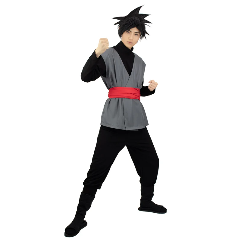 WENAM Anime Black Zamasu Kai Cosplay Costume Outfits Halloween Carnival Suit Loose Anime Kung Fu Suit