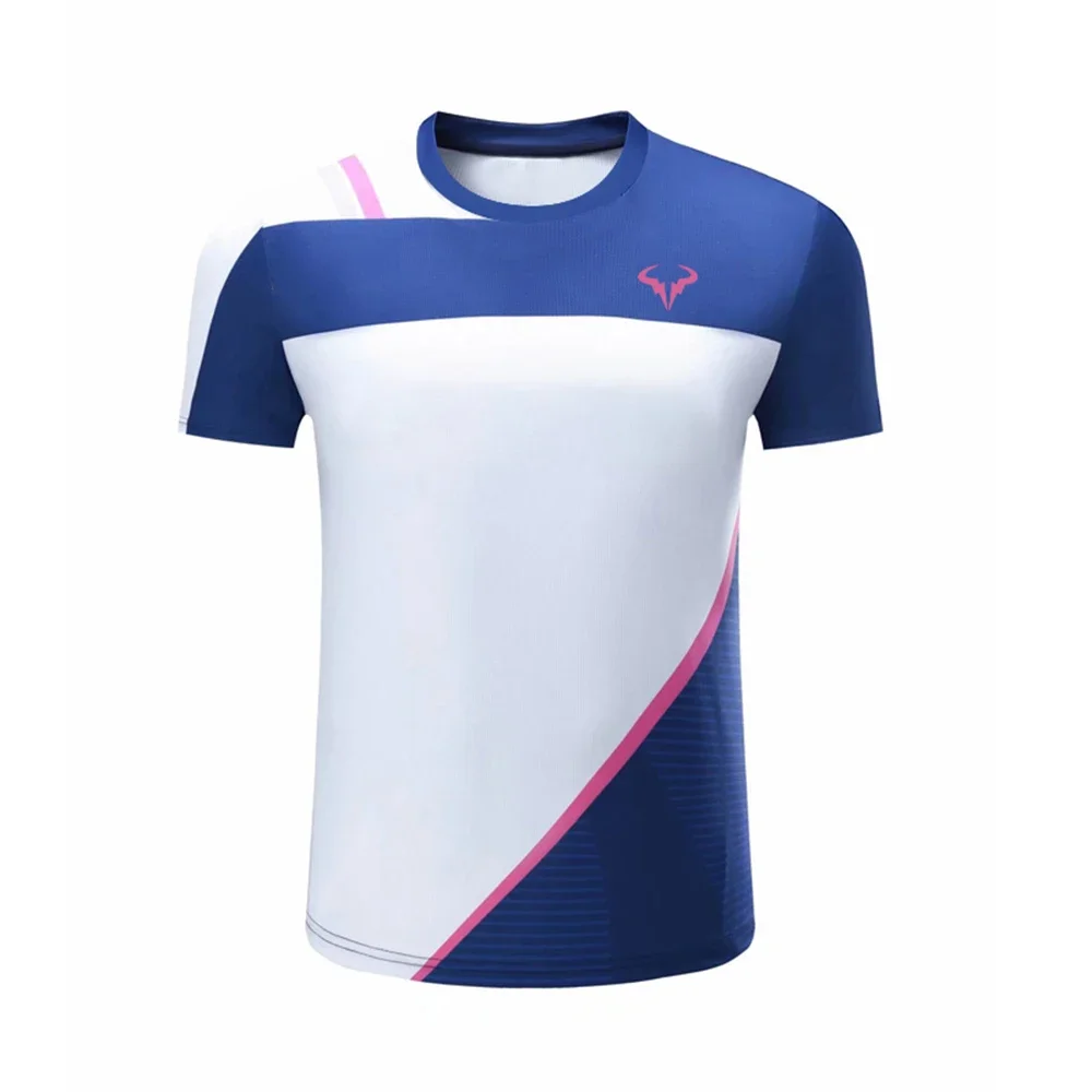 

Men's and Women's Breathable Tennis Shirt, Badminton Casual Sportswear, Fast Drying, Short-sleeved Running T-shirts, 2024