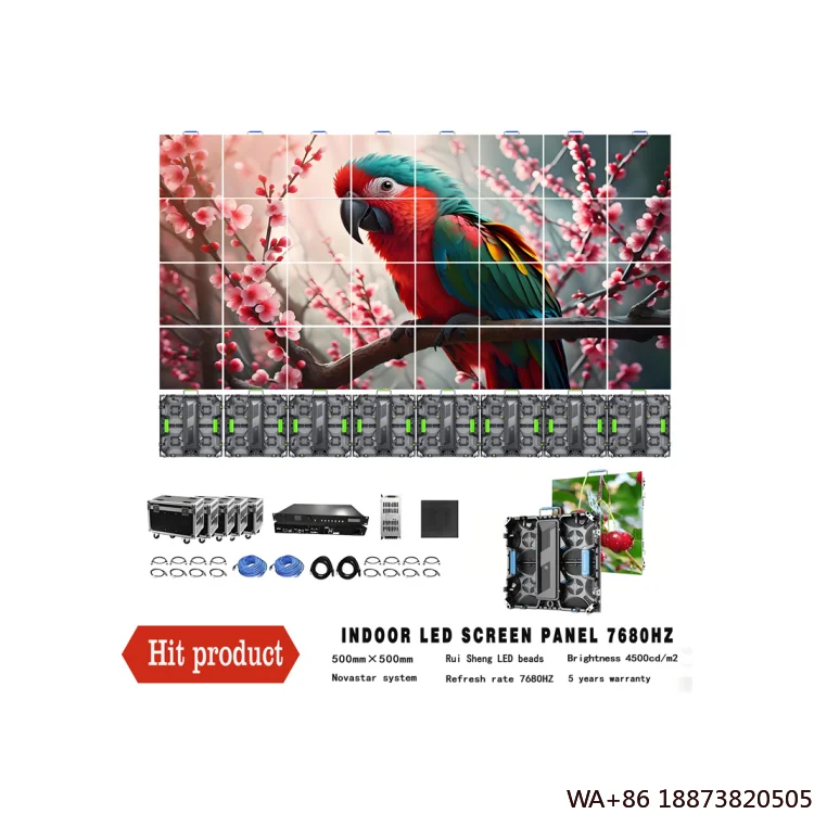 

LED Hot Selling P2.604 High Definition Indoor Display Screen for Concerts and Events Video TV Wall with Panels Background