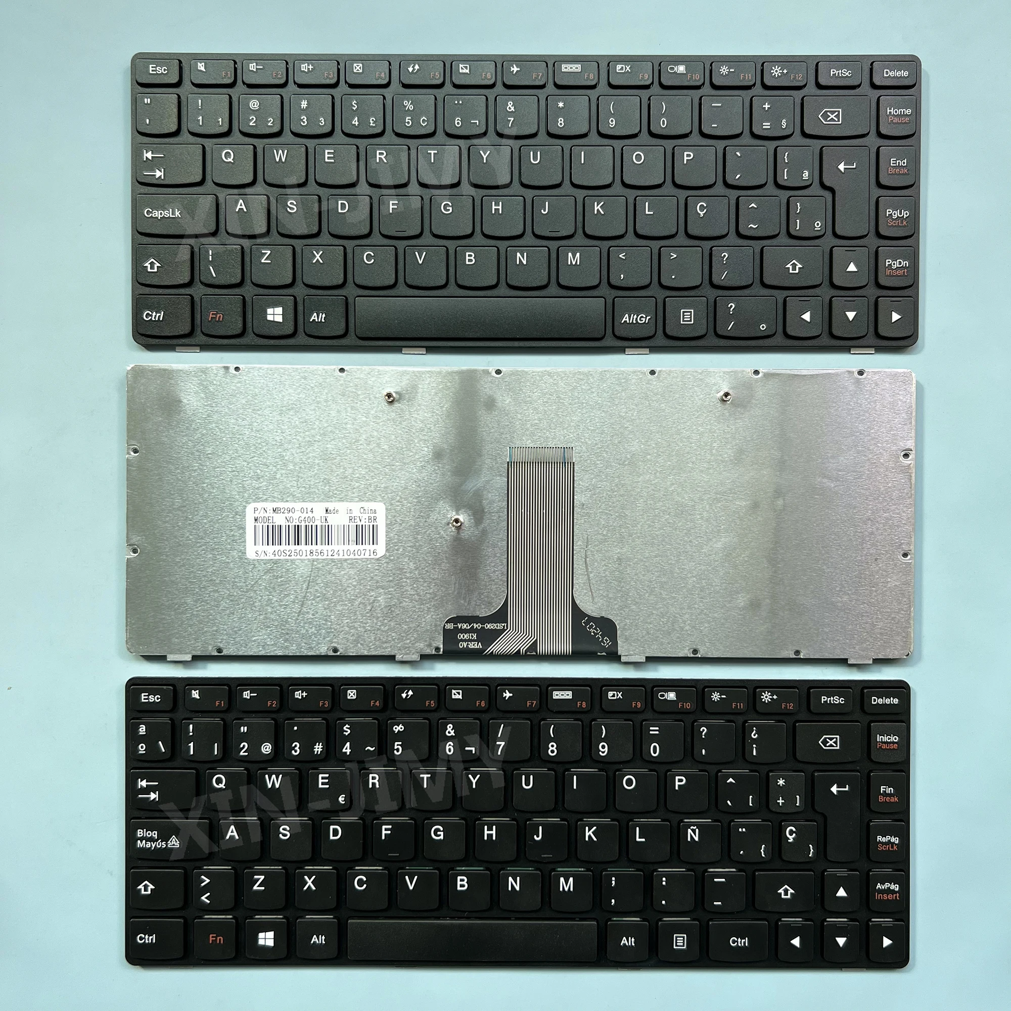 XIN Brazilian Spanish Keyboards For LENOVO Lenovo G400 G405 G410 G490 Series Laptop SP BR Keyboard Brazil