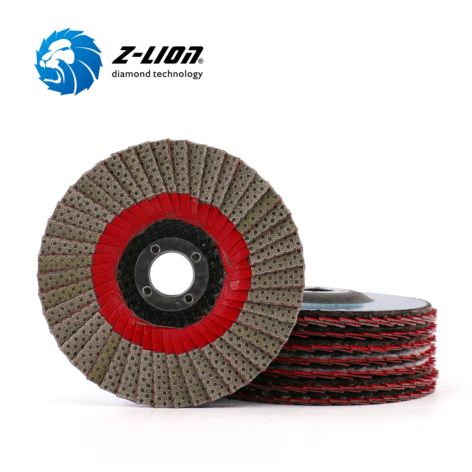 Z-LION 4 Inch 100mm Diamond Grinding Wheel Disc Diamond Coated Flat Wheel Disc Glass Stone Grinding Cutting bowl Shape Grinding