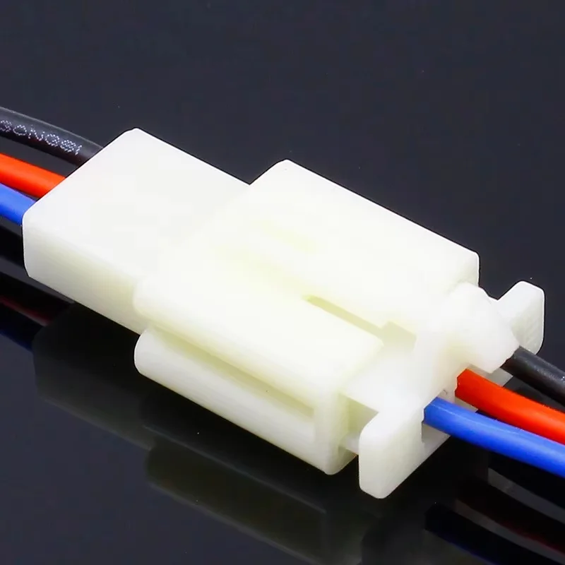 1pair 3 Pin Way Electrical Wire Connector Plug Set auto connectors with cable/total length 21CM
