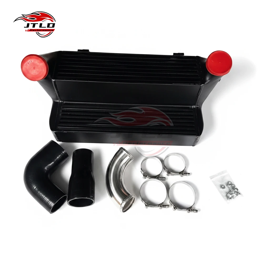 JT-PC123 Competition Aluminum Intercooler For BMW 1 Series 3 Series E90 E91 E92 E93 More Volume TIG Welded Cast End Tanks