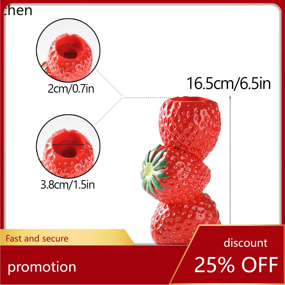 

ZML Simple Simulated Stacked Fruit Candle Holder Home Desktop Ornament Atmosphere Decoration