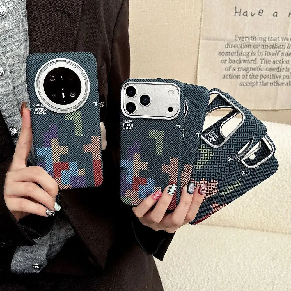 

Fashion Colorful Block Pattern Phone Case for Huawei Mate 80 Pro Max/Mate 60 70/Pura 70 Pro+ with Protective Cover
