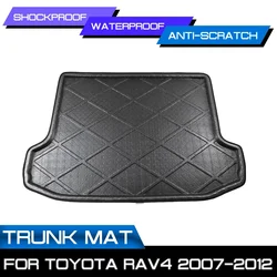 Car Floor Mat Carpet For Toyota RAV4 2007 2008 2009 2010 2011 2012 Rear Trunk Anti-mud Cover