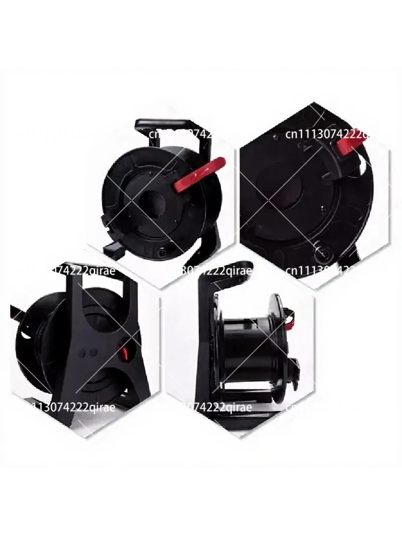 Portable Audio Video Cable Reel Plastic Winding Trolley Organizer
