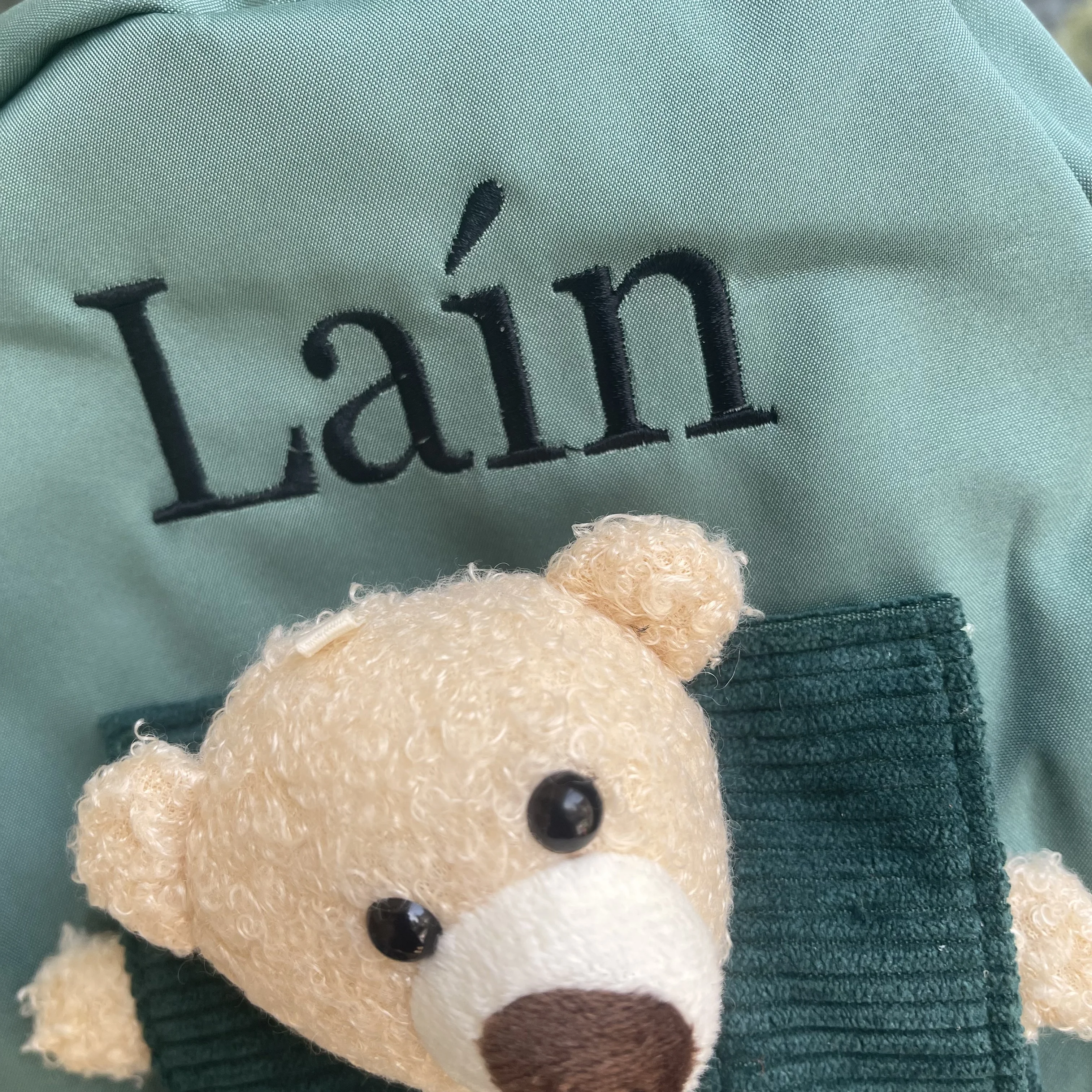 Customized Name Kid's Kindergarten Schoolbag Cute Cartoon Bear Backpack Personalized Boys Girls Primary School Fashion Book Bags