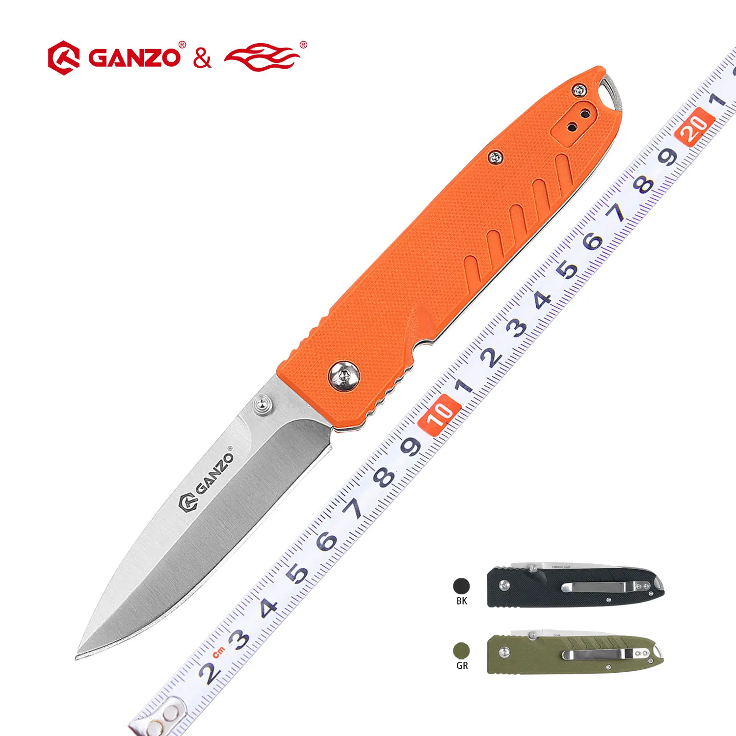 

Ganzo G746-1 Firebird FBKNIFE F746-1 58-60HRC 440C Blade G10 Folding Knife Survival Camping Pocket Knife Tactical EDC Tool