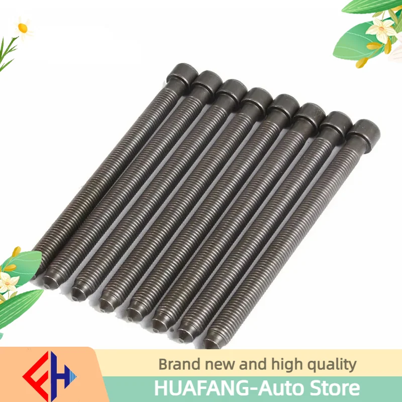 Original 8pcs Engine Cylinder Head Bolts Set For Passat 98-05 2.8l  A4 96-02 A6 98-04 M11*1.5*133 078103385K High Quality