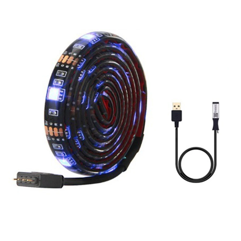 LED Strip Light USB Mobile Bluetooth-compatible APP Control RGB Flexible Tape Ribbon RGB TV Desktop Screen Background Light Bar