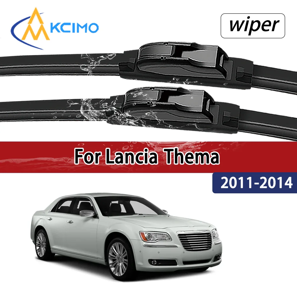 

Для Lancia Thema 2011-2014 2012 2013 2014 Совместимые прочные бесшумные щетки переднего стеклоочистителя автомобиля, аксессуары для лобового стекла автомобиля
