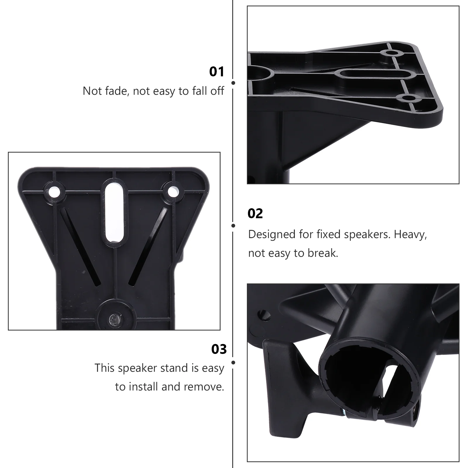 Speaker Tray Bracket Universal Stand Pro Heavy Duty Flash for Studio Tripod Plastic Monitor Holder Cabinet