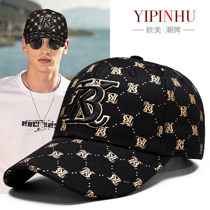 Hat man han edition of double printing embroidery men baseball cap spring street fashion joker popular logo cap